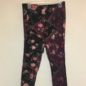 Floral leggings